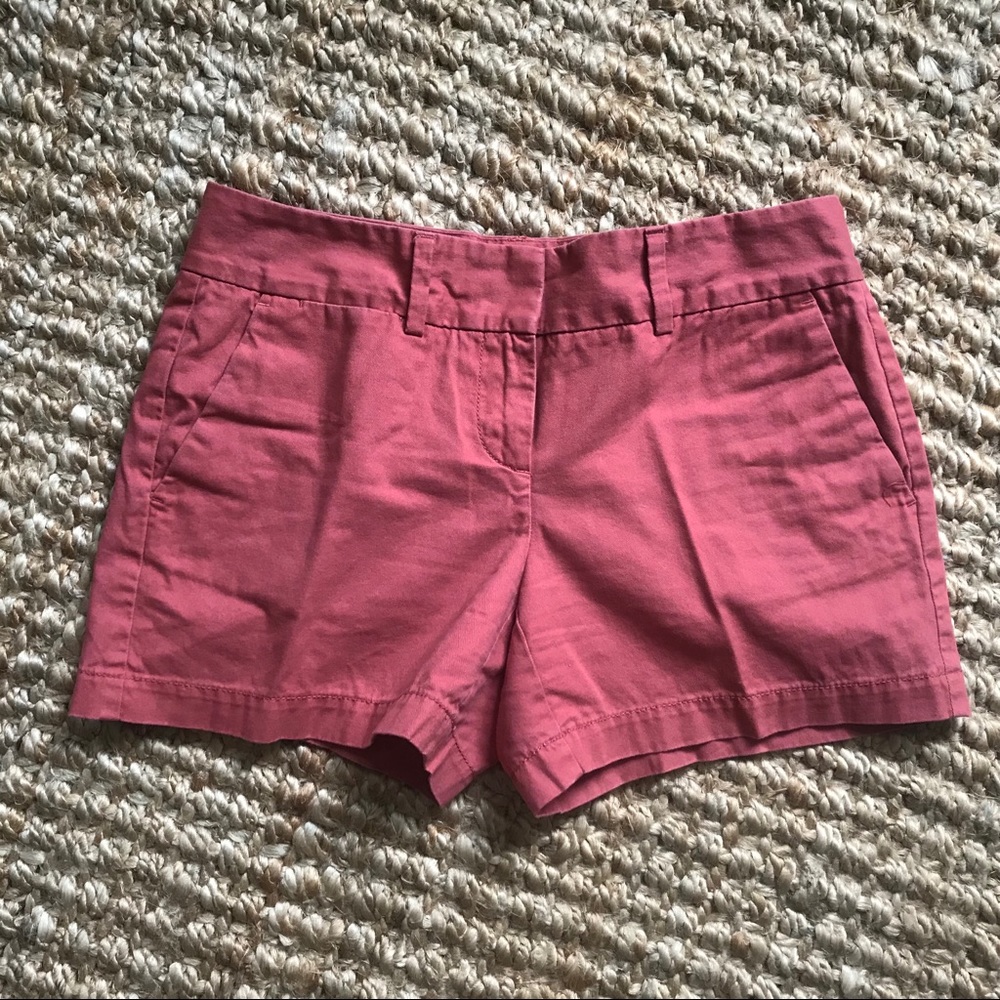 LOFT Coral Riviera Chino Shorts, Sz 0